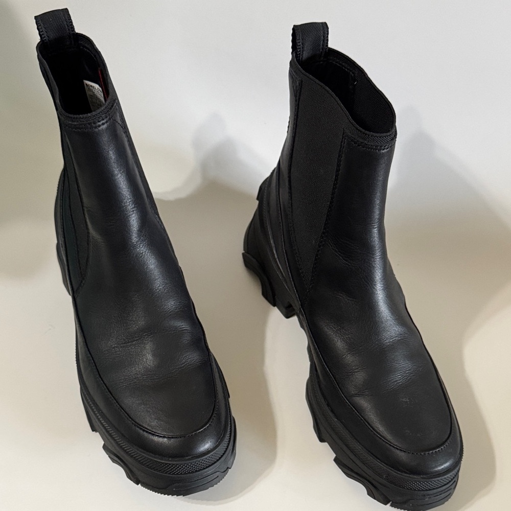 Sorel Brex Chelsea Ankle Boots women’s 11 Waterproof Black - Picture 5 of 10